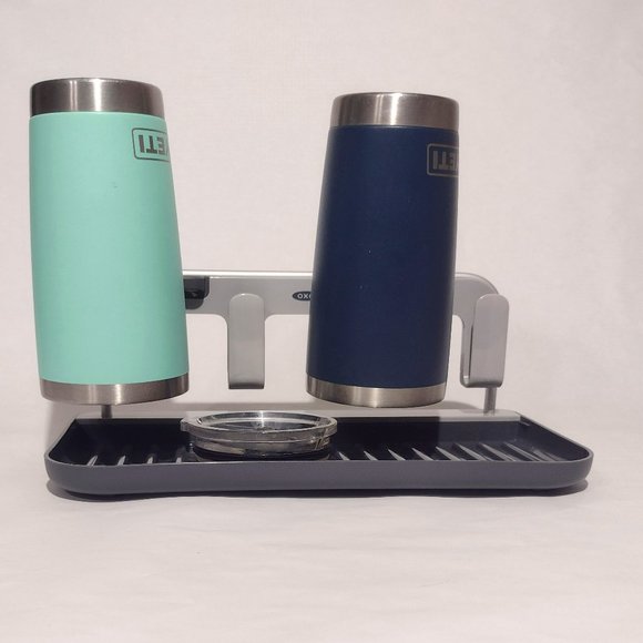 Water Bottle Drying Rack four lids and four straws at once GOOD GRIPS 6 X 12 In. - Picture 1 of 6